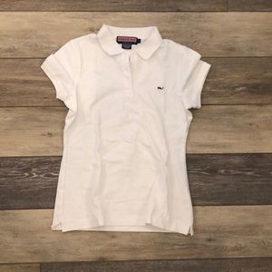 Vineyard vines white polo